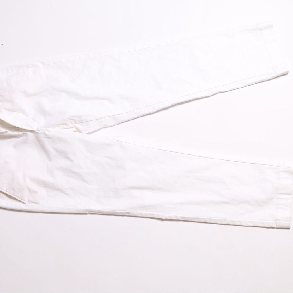 LOFT Women's White Straight Leg Pants